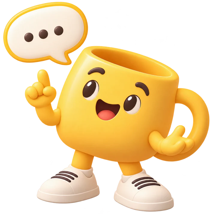 Promi with a speech bubble